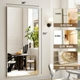 thumbnail image 6 of Lumora 71"x26.1" Full-Length Mirror, Floor Mirror with Stand, Silver, 6 of 6