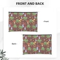 thumbnail image 2 of Rocae Frogs and Mushrooms for Cosmetic Bags for Women Paper Reusable Cosmetic Bag Travel Toiletry Organizer Capacity Multipurpose Zipper Pouch, 2 of 8