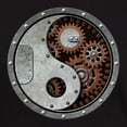 thumbnail image 3 of CafePress - Steampunk Yin Yang T Shirt - Men's Classic Graphic Cotton T-Shirt, 3 of 4