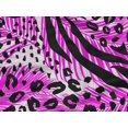 thumbnail image 5 of oneOone Rayon Fuschia Pink Fabric Animal Skin Fabric For Sewing Printed Craft Fabric By The Yard 56 Inch Wide-3DM, 5 of 6