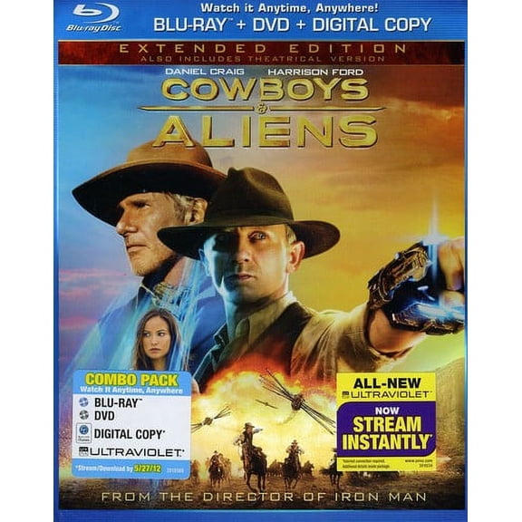 Cowboys & Aliens (Unrated) (Blu-ray DVD )