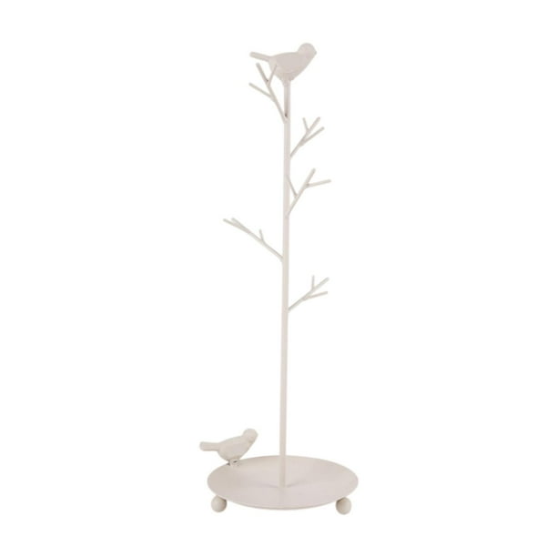 Soporte de joyería, estante de rama para joyería, soporte para collar, estante en forma de torre de , organizador colgante para tocador, mesa,