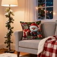 thumbnail image 5 of Horivan 1 Packs Christmas Pillow Covers 17x17 Soft Plush Hidden Zipper Holiday Home Decor for Living Room Bedroom Seasonal Throw Pillow Cases, 5 of 6