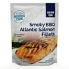 Rising Tide Frozen Atlantic Salmon Fillets Smoky BBQ Flavor, 1 lb