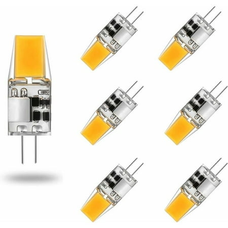 

G4 Led Bulb Ac/Dc 12V 5W G4 Led Lamps Warm White 3000K Lighting Bulbs 50W Equivalent Lamp 360° Beam Angle No Flicker Pack Of 6 Warm White 3000K 5W