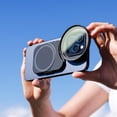 thumbnail image 2 of 67mm Universal Magnetic Lens Filter Adapter for iPhone 16 Pro 15 Pro 14 Pro 16 Pro Max 15 Pro Mx 14 Pro Max, Phone Lens Filter Ring with 1/4 Screw & Cold Shoe for Vlogging Video Record, 2 of 5