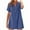Navy, variant on Summer Dresses for Women 2025, Fashion Women Casual Summer Short Sleeve V-Neck Button Dress(Black,S)
