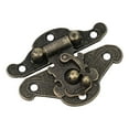 thumbnail image 5 of Vintage Bronze Cabinet Hinges and Latch Set - 6 Piece Decorative Hardware Kit for Wooden Boxes, Jewelry Chests, Wine Cases, Cupboards - Antique Style Zinc Alloy Hasps with Screws Included, 5 of 12
