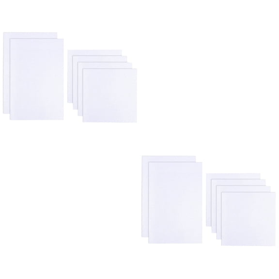 Counted Cloth Embroidery Cross Stitch Supplies Needlework Fabric Classic White 12 Pcs