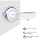 thumbnail image 2 of Sensor de movimiento, paquete de 3 sensores de movimiento para interiores S con almohadillas, operado debajo del kit de gabinete S, 2 of 5