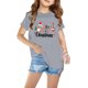 thumbnail image 1 of Fiudx Blusas Navideñas, Camisetas Infantes En Tela Suave, Blusas Transpirables En Niña, Camisetas En Diseño Modernity En Niño, Casual Diario, Conjuntos En Niño y Niña, para Usar En Las Cuatro Estacio, 1 of 4