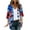 Red-vestidos de otoño para mujer, variant on American Flag Kimono Cardigans for Women Trendy Red White and Blue Cover Up Lightweight Sheer Chiffon Cardigan Independence Day Patriotic Blouse Tops Red L