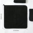 thumbnail image 2 of Jessy Home 24 Pack Black Washcloths for Bathroom 13x13 Inch Ultra Soft Hand Face Towels, 2 of 10