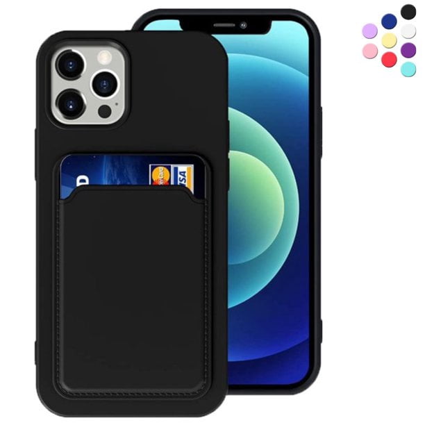 Entronix Silicone Case For IPhone 13 Pro Max With Card Holder Wallet 