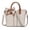 Tan, variant on Montana West Tote Bags for Women Bow Crossbody Purses with Detachable Strap, Beige-Black