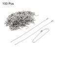 thumbnail image 2 of Dog Key Metal Tag Beaded Ball Chain Keychain 3.7 Inches Length Silver Tone 100 Pcs, 2 of 5