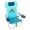Blue, variant on Life is Good 4-Position Backpack Pillow and Cup Holder Beach Chair, Canyon Orange