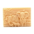 thumbnail image 4 of Elephant Family Soap Mold Handmade Silicone Mould Bar Art Craft Molds for DIY Soap Making Lotion Bar Baby Shower Scent, 4 of 4