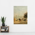 thumbnail image 2 of Jules Jacques Veyrassat Hay Wain C1850 Painting Extra Large XL Wall Art Poster Print, 2 of 3