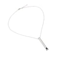 thumbnail image 2 of Collar de respiración de ansiedad para meditación, alivio del estrés, colgante de acero inoxidable de 6cm, collar calmante y consciente, 2 of 8