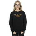 thumbnail image 2 of DC Comics Womens Justice League Movie Wonder Woman Emblem Sweatshirt, 2 of 5