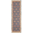 thumbnail image 2 of SAFAVIEH Saffron Jimney Geometric Cotton Runner Rug, Navy/Beige, 2'3" x 8', 2 of 7