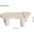 thumbnail image 2 of Cloud Coffee Table for Living Room White Modern 39.4 Inch, 2 of 14