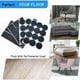 thumbnail image 5 of Lote de 48 patins antidérapants en caoutchouc pour pieds de meubles - Coussinets de proteccion pour pieds de meubles - Coussinets autocollants pour pieds de table et de chaise, 5 of 5