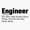 1pcs, variant on Engineer Definition Funny Gift For Enginner Er, Phone Decal Water Bottle Stickers Car Decals, Funny Birthday Gift