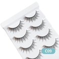 thumbnail image 2 of Pestañas postizas largas y dramáticas para mujeres, pestañas postizas esponjosas, cómodas y naturales suaves, 2 of 5