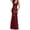 Red, variant on Wdgfv Elegant Slim Fit Sequin Sleeveless Evening Gown with Unique Low Neckline for Women's Formal Prom Dress BU2 M