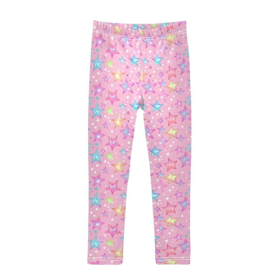 joogoo Girls' Leggings Cute Shiny Star Yoga Pants 6T