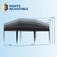 thumbnail image 3 of Carpa Plegable para Exterior 3x6M - Montaje Rápido con Botón - Estructura Resistente - Techo Plateado UPF 50+ Impermeable - Altura Ajustable - Incluye Bolsa con Ruedas y Sacos de Arena, 3 of 7