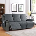 thumbnail image 3 of CHOK 2024 Housse de Sofa Inclinable Housses de Canapé Inclinable Housse de Fauteuil Inclinable de Mouvement Protecteur de Meuble Gris Foncé, 3 of 7