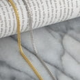 thumbnail image 5 of 925 Sterling Silver, Miami Cuban Gold Plated Chain 3mm Necklace - Hypoallergenic and Tarnish Resistant - By Oliver & Navy, 5 of 5