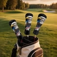 thumbnail image 5 of Yuyamidu Eagle Golf Club Covers Waterproof Golf Head Covers Driver Covers American Flag Fariway Wood Headcover Hybrid Covers Leather Golf Headcover, 5 of 7