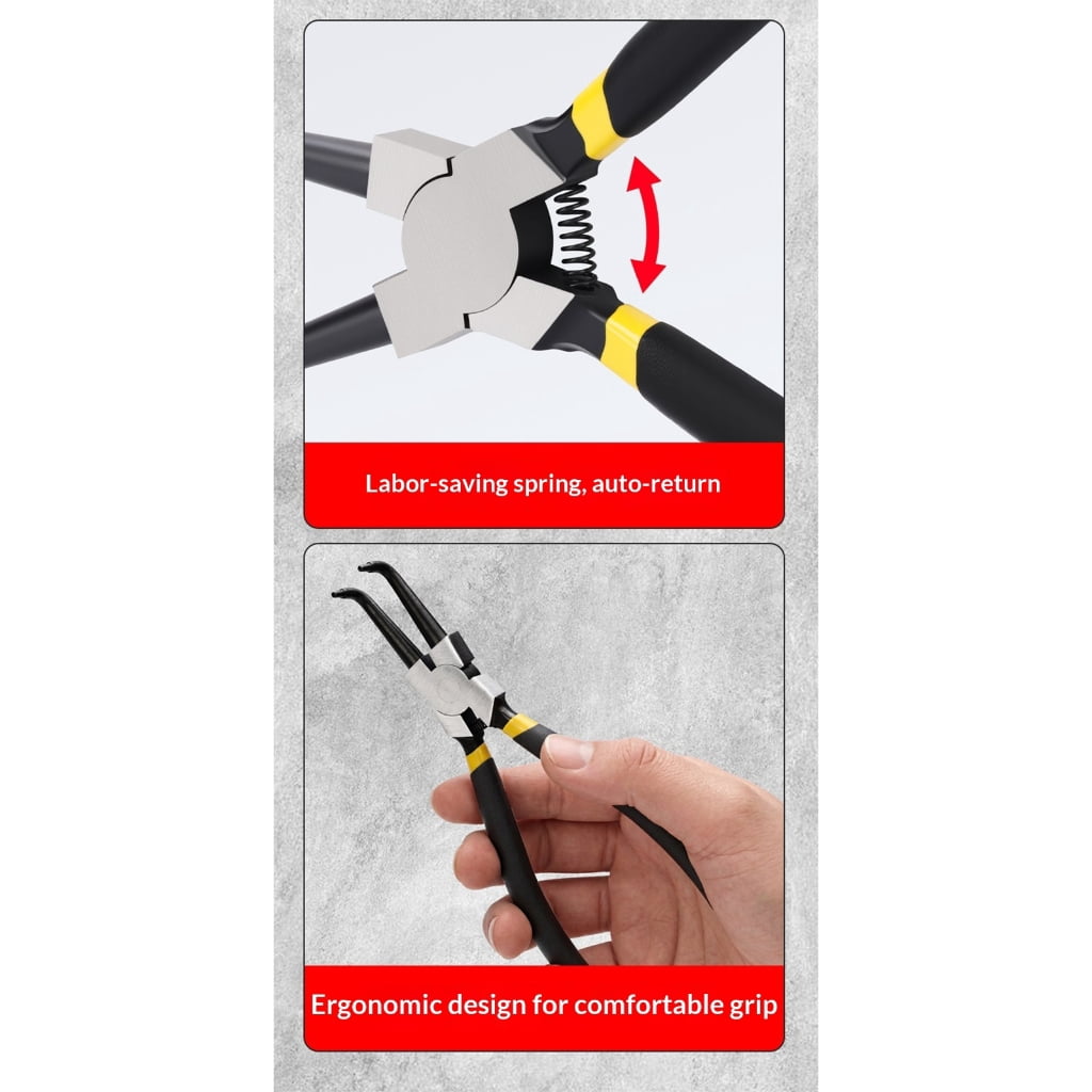 PatungKu Durability Construction Snap Rings Pliers Durability Internal External Circlip Plier