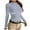 Sky Blue, variant on Abomasnow Women's Soft Long Sleeve Shirts Crew Neck Tops Basic Tees Stretchy Going Out Crop Tops Y2K Slim Fit T-Shirts