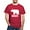 Cardinal, variant on - Beer. Bear With Deer Antlers T Shirt - Men's Classic Graphic Cotton T-Shirt