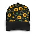 thumbnail image 3 of Yiaed Flower (2) Print Baseball Cap Dad Hat Polo Style Plain Blank Adjustable Size, 3 of 5