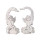 thumbnail image 3 of 2x figuras de estatua de ángel, esculturas de querubín Spring -ornamentos Figuras de escritorio para gabinete, 3 of 9