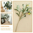 thumbnail image 5 of GETAJGHSD Olive Branch Picks Green Plastic 6Pcs 14.2x5.9In Realistic Style Decorative, 5 of 8