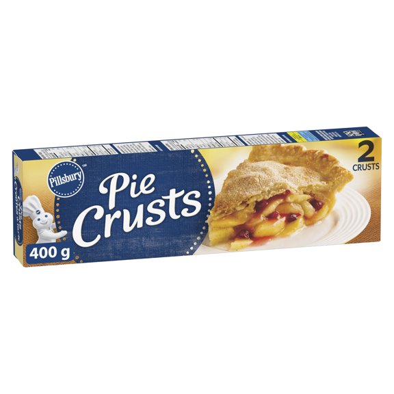 Pillsbury Croûtes à tarte, Pâte Préparée Réfrigérée, 400 g