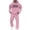Pink@GC@, variant on CONZONE Mens Sweatsuit 2 Peice Set Casual Track Suit for Men Letter Graphic Y2K Long Sleeve Hoodies Sweatpants Cozy Fall Winter Athletic Jogging Outfits