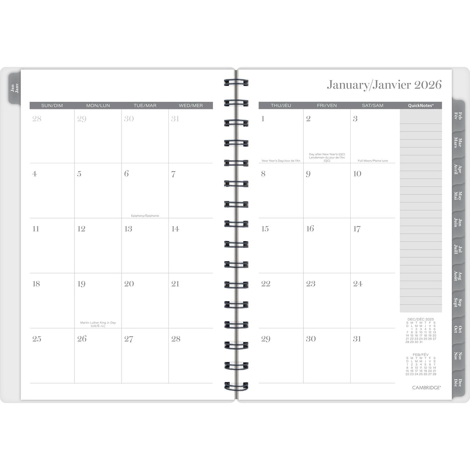 2026 Cambridge® Night Cat Small Weekly Planner