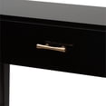 thumbnail image 5 of Baxton Studio Freya Modern Bohemian Black Finished Bayur Wood 1-Drawer Console Table, 5 of 10