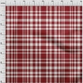 thumbnail image 4 of oneOone Cotton Cambric Red Fabric Check Dress Material Fabric Print Fabric By The Yard 56 Inch Wide, 4 of 4