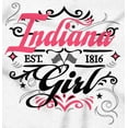 thumbnail image 2 of Indiana IN Fancy Feminine Filagree Women's Graphic T Shirt Tees Brisco Brands S, 2 of 5
