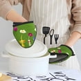 thumbnail image 6 of Lsque Pikmin Pattern Non-Slip Mini Oven Mitt Set，Mini Oven Gloves Silicone Heat Resistant Cooking Pinch Mitts Potholder for Kitchen Cooking & Baking, 6 of 7