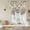 Gray Green Light Blue, variant on Dark Sage Green Botanical Balloon Curtains for Bedroom/Front Door/Bathroom, Spring Floral Summer Botanical Retro Tie Up Curtains 63 Inch Length Kitchen Curtains Shades for Windows 46"x63"
